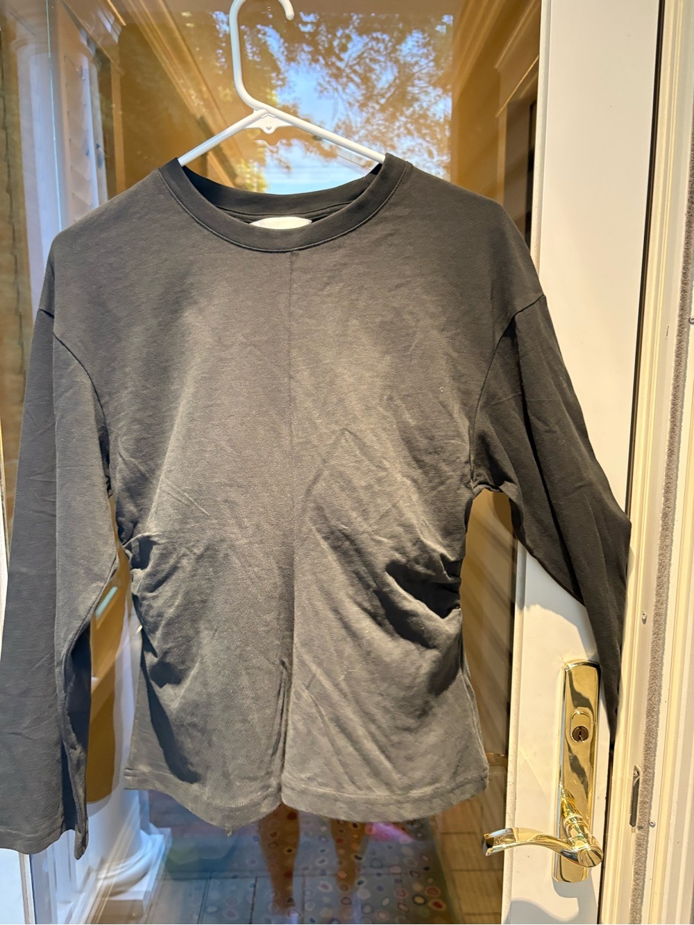 H&M Charcoal Gray Crewneck Sweat Top